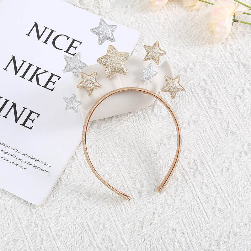 Fém fejfedő hópehely alakú strasszokkal, kézzel készített, gyermekeknek, parti kiegészítő