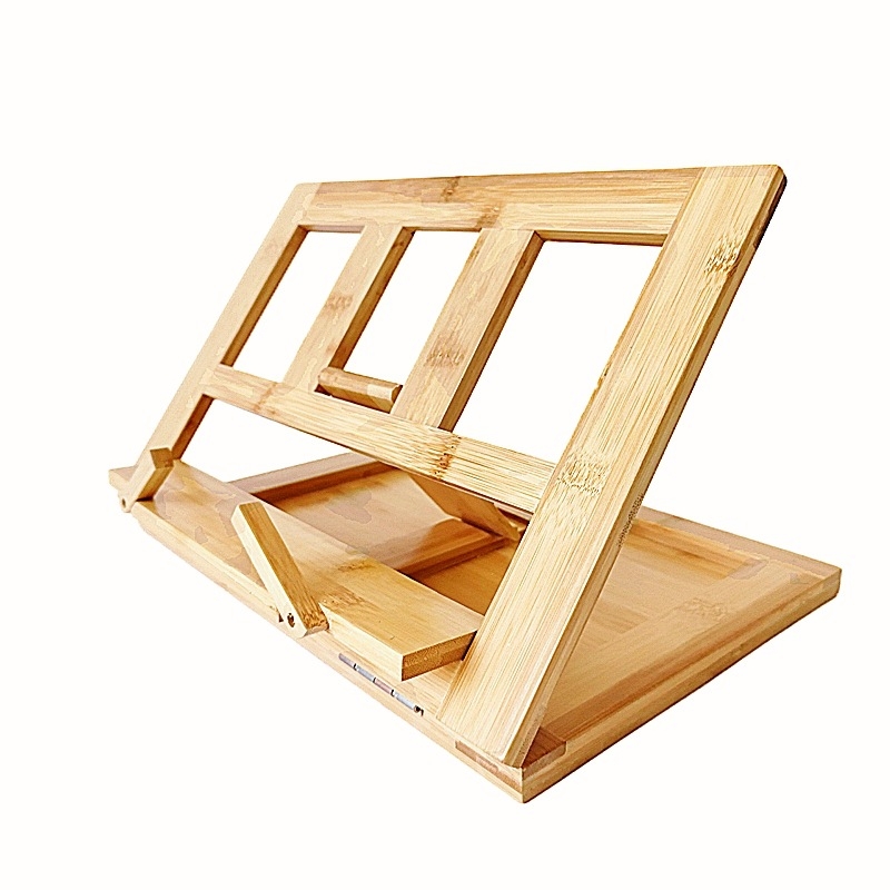 Stativ de muzică din bambus pentru instrumente – model de birou, Redstar