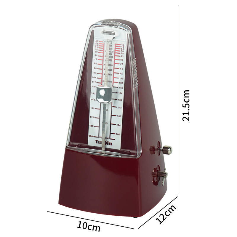 Μετρονόμος με ιαπωνικό μηχανισμό, μηχανική κατασκευή από καθαρό χαλκό, μοντέλο TY-031· κατάλληλος για εξετάσεις πιάνου και καθολικός για κιθάρα και γκουζενγκ.