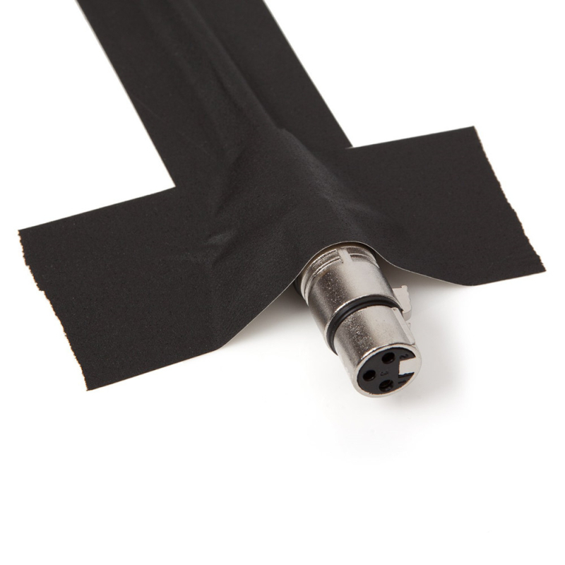 Gaffers juosta – matinis audinio pagrindas, atspari vandeniui, lengvai plyšta; skirta scenai ir fotografijos įrangai; 80–100°C