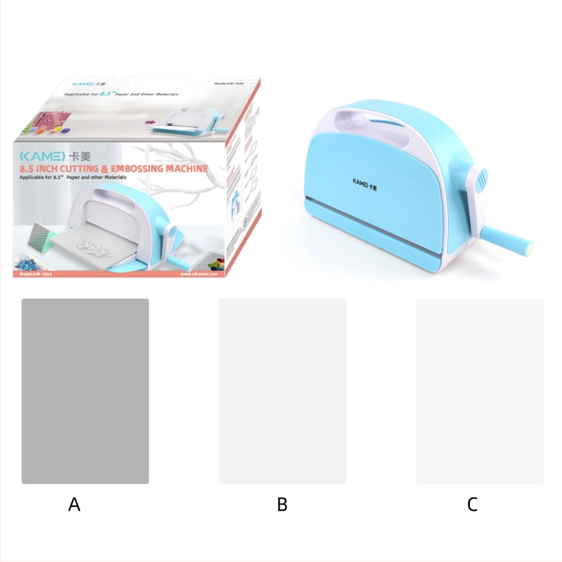 Kamei Машина за хартиено изкуство за рязане и ембос, ръчна преса за щамповане, KM-1830/1860/1885, Нетно тегло 1.1 кг / 4.5 кг / 7.0 кг