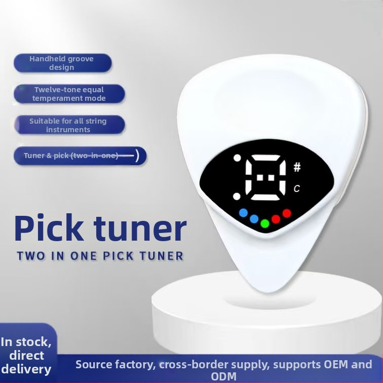 Tuner pentru instrumente muzicale – AT-01A, Anoma, pentru chitară folk, vioară, guzheng, pipa, erhu