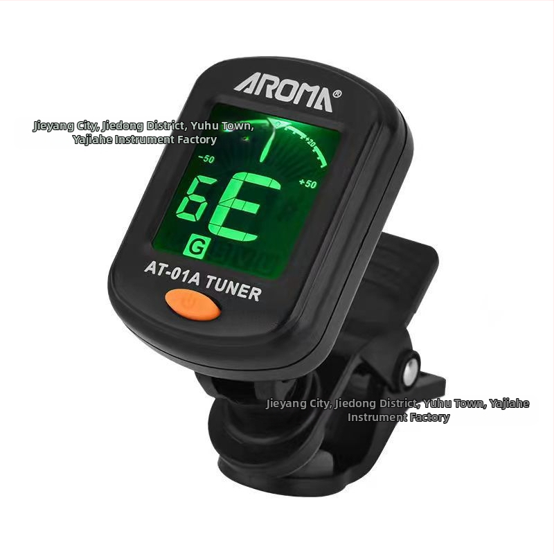 Tuner pentru instrumente muzicale – AT-01A, Anoma, pentru chitară folk, vioară, guzheng, pipa, erhu