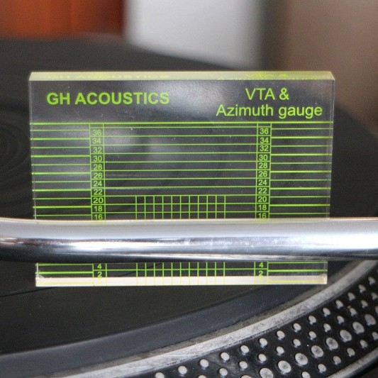 GH ACOUSTIC VTA01 Εργαλείο Ευθυγράμμισης για Πικάπ Δίσκου – Ισορροπία VTA και Azimuth για Stylus και Tonearm