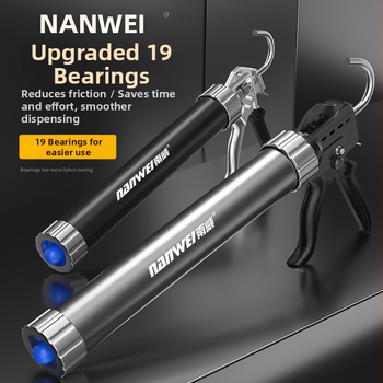 Nanwei пистолет за лепило за стъкло, метално тяло, серия по подразбиране