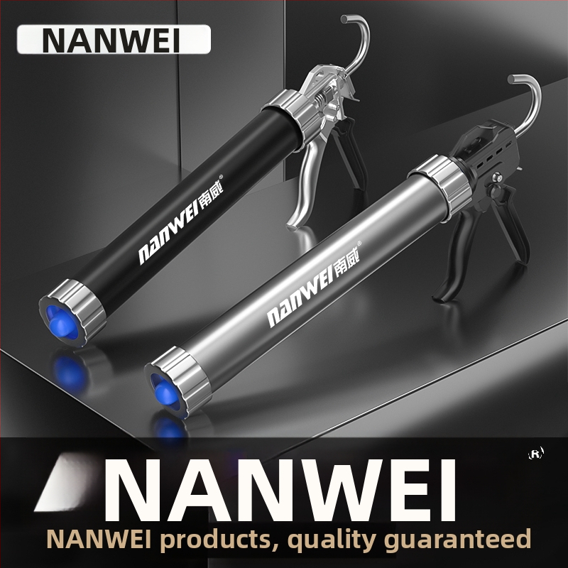 Nanwei пистолет за лепило за стъкло, метално тяло, серия по подразбиране