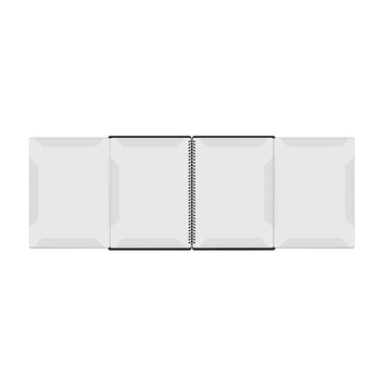 Flatsons klip na partitúry, model FB-04, plastový, drží až 40 listov, vhodný pre klavír, gitaru a ďalšie partitúry