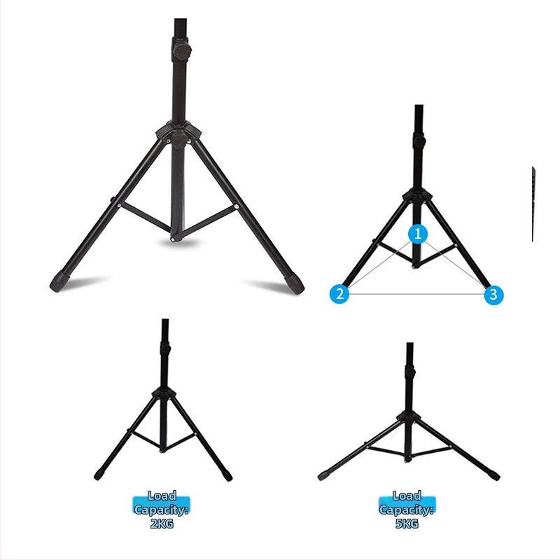 Hudobný stojan na nástroje, skladací panel z železa a ABS, model 01, značka ione, pre hudobné nástroje.