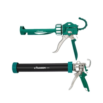 Структурен пистолет за лепило за фуги на врати и прозорци – полуцилиндров пистолет за лепило, усилена гумена дръжка, марка XTUOSEN, тегло 0.81 кг