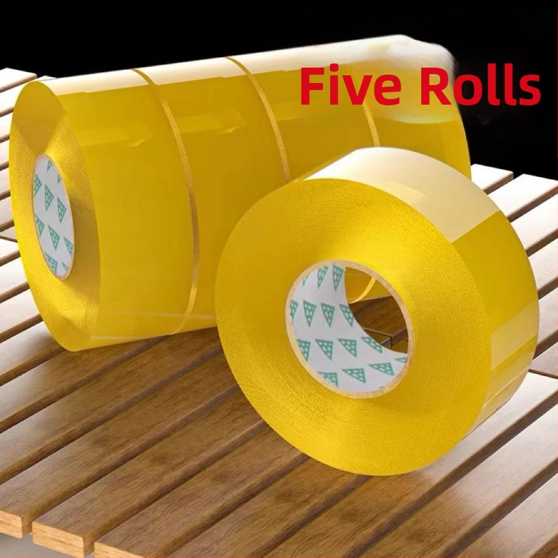 Yixin páska na uzatváranie krabíc - priehľadná, vysoká viskozita, široká baliaca páska; Dĺžka 2000 cm, Šírka 4.38 cm, Hrúbka 3 cm