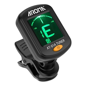 Arnoma AT-01A Tuner electronic universal cu metronom pentru chitară, ukulele și vioară, ton variabil