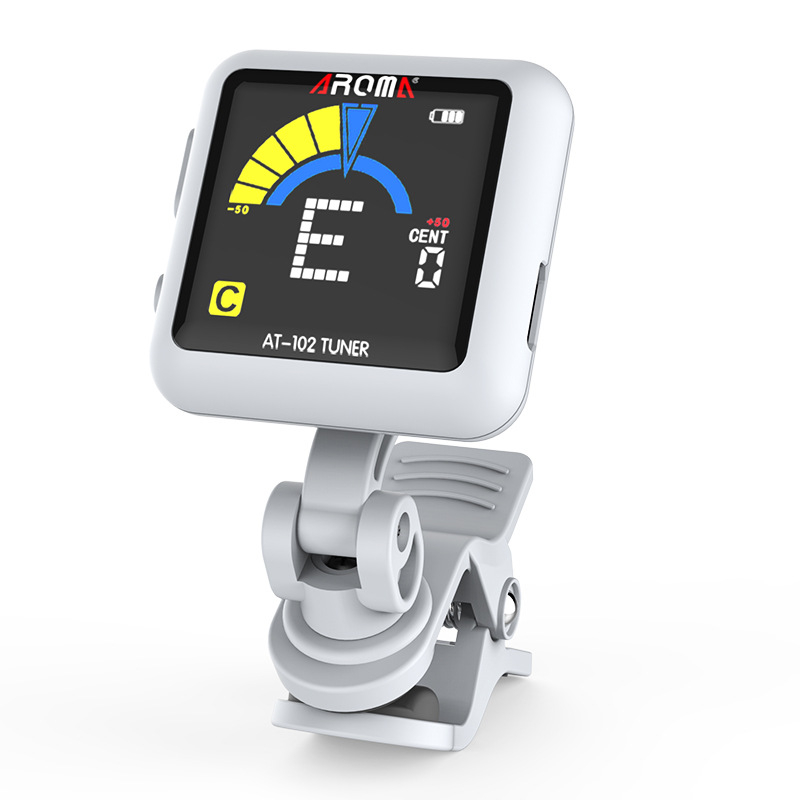 Arnoma AT-01A Tuner electronic universal cu metronom pentru chitară, ukulele și vioară, ton variabil