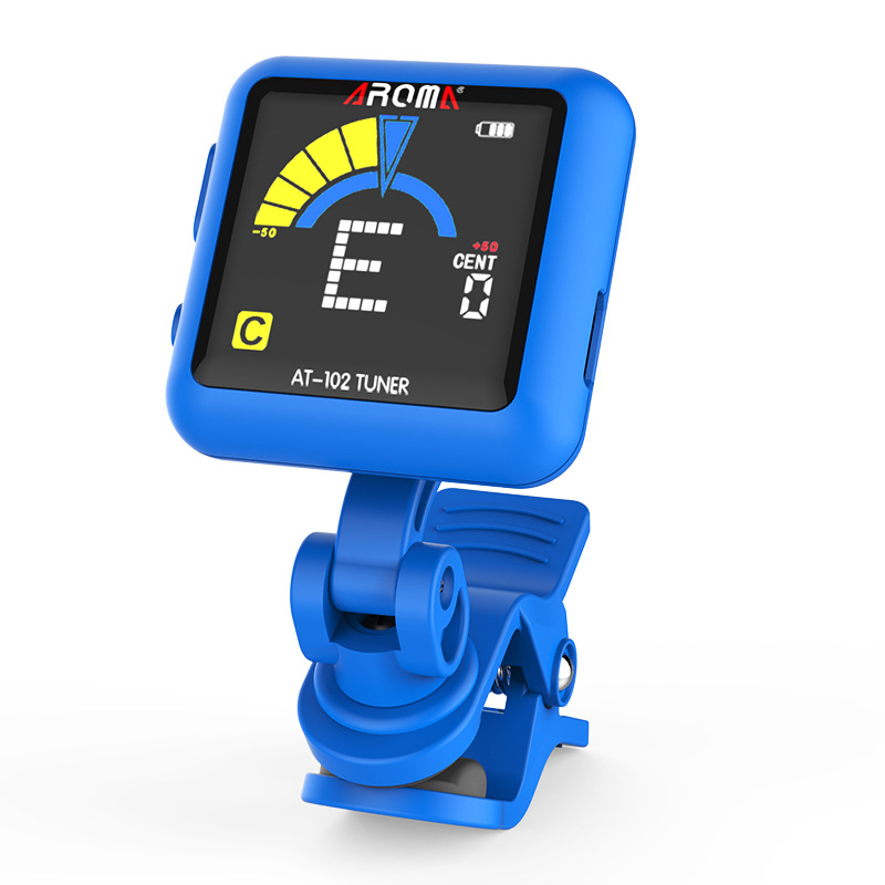 Arnoma AT-01A Tuner electronic universal cu metronom pentru chitară, ukulele și vioară, ton variabil