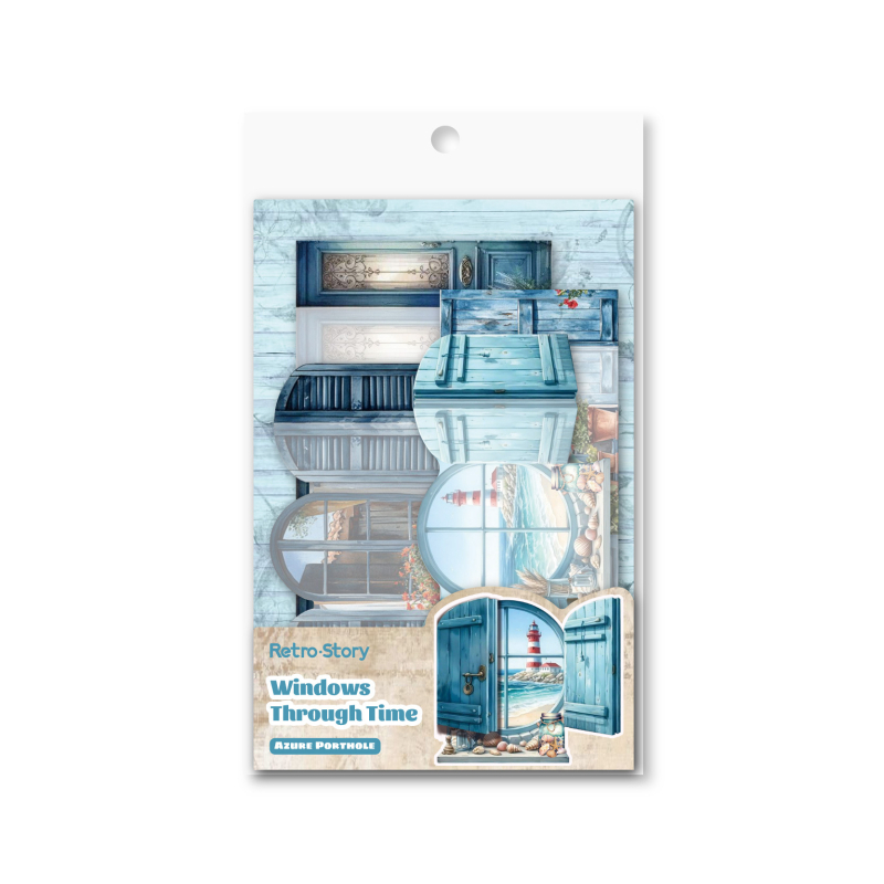 RetroStory 3D planavimo lipdukas — PET medžiaga, karikatūrinis stilius, rankų darbo su UV spausdinimu