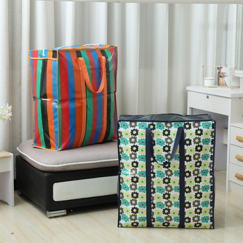 Jirong Torba za pakiranje odjeće sa dnom i bočnim stranama, velik kapacitet, netkano vlakno, termotransfer tiskanje, težina 280 g