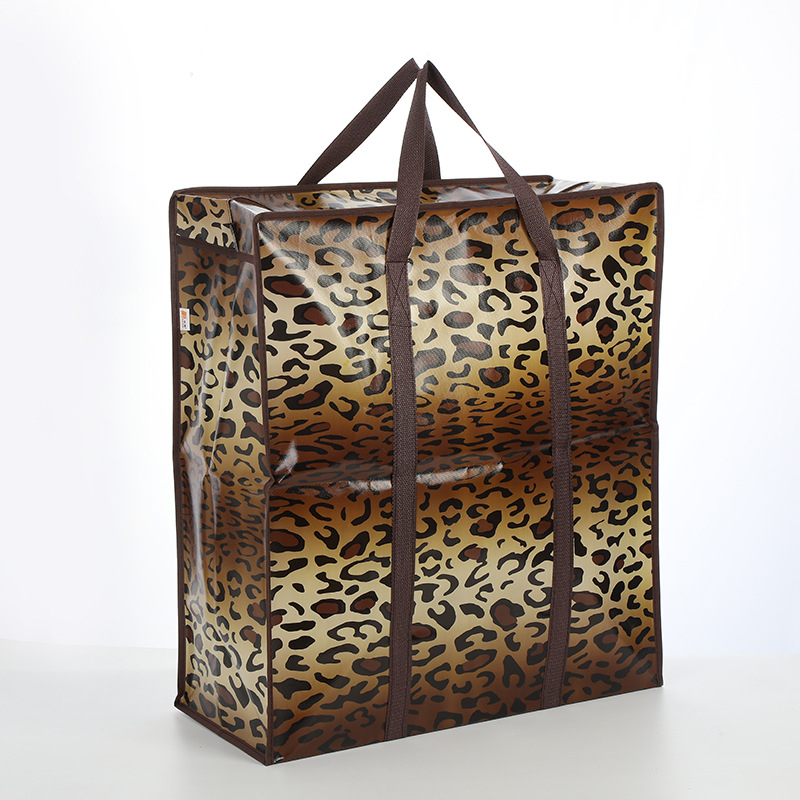 Jirong Torba za pakiranje odjeće sa dnom i bočnim stranama, velik kapacitet, netkano vlakno, termotransfer tiskanje, težina 280 g