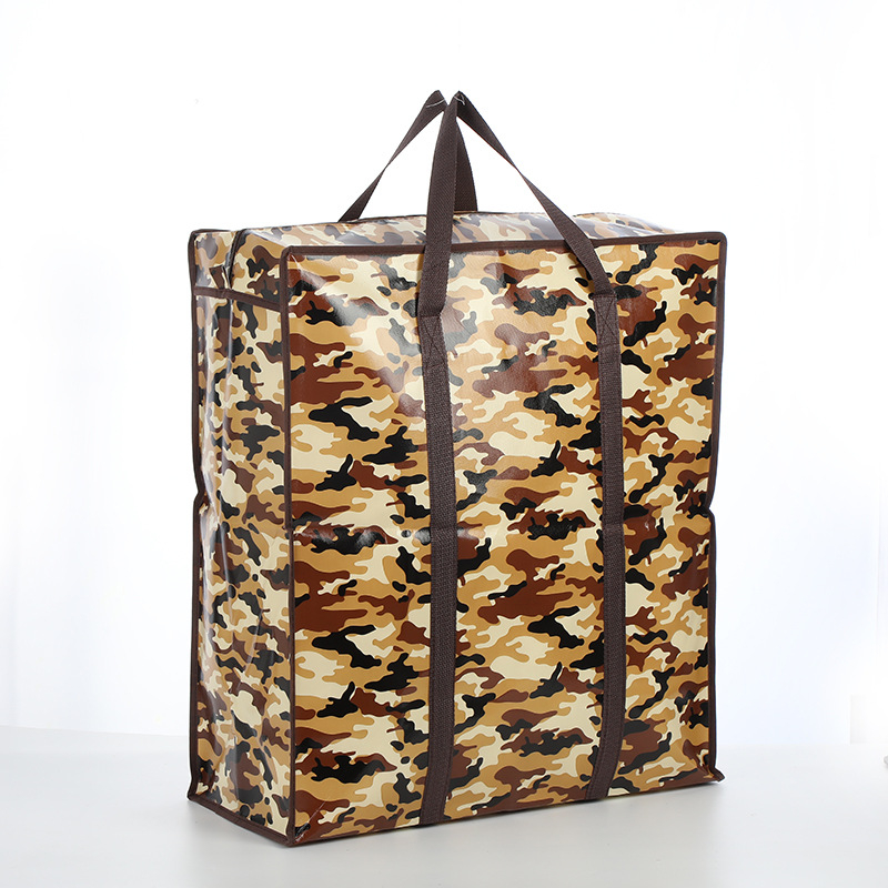 Jirong Torba za pakiranje odjeće sa dnom i bočnim stranama, velik kapacitet, netkano vlakno, termotransfer tiskanje, težina 280 g