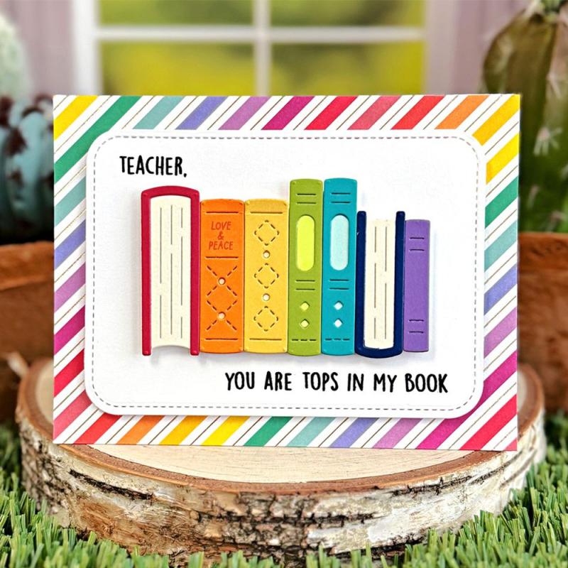 DIY scrapbookhoz: Könyv- és pillangó motívumos dies készlet, átlátszó PVC pecsét, domborító matrica szénacélból