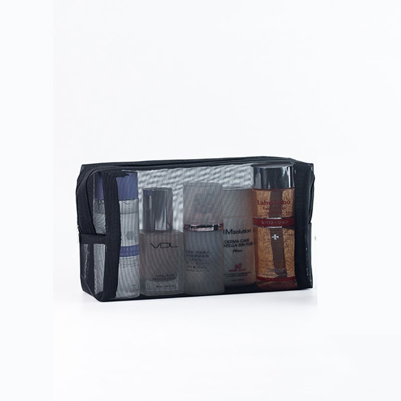 Козметична чанта - нейлонова външна част и нейлонова подплата, стил свеж и сладък, унисекс