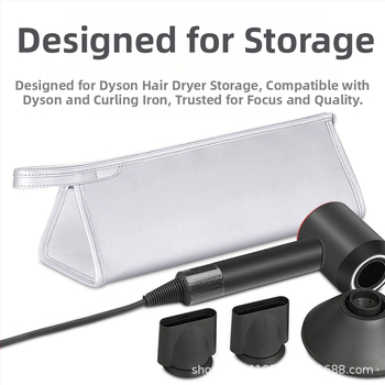 Θήκη αποθήκευσης σεσεουάρ Dyson - PU υλικό, στυλ τσάντας χεριού, πολυχρησική, για ταξίδι