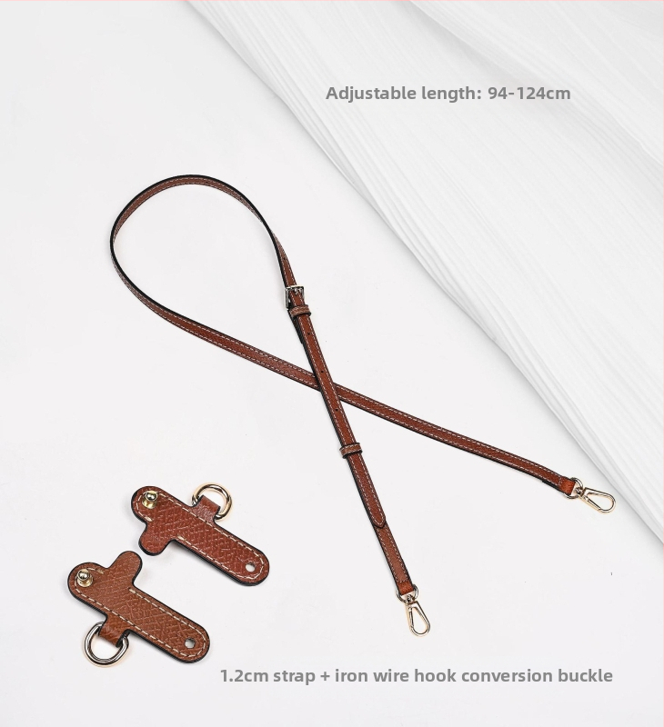 Miss qin PU odos pečių dirželis maišams — be gręžimo, atsparus dėvėjimui, miesto minimalistinis stilius