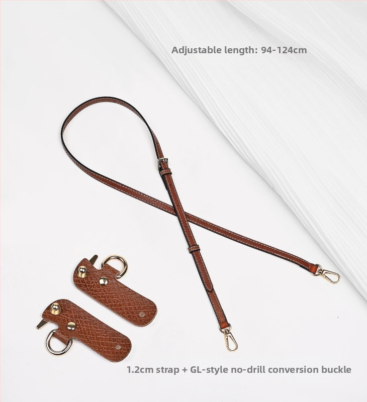 Miss qin PU odos pečių dirželis maišams — be gręžimo, atsparus dėvėjimui, miesto minimalistinis stilius