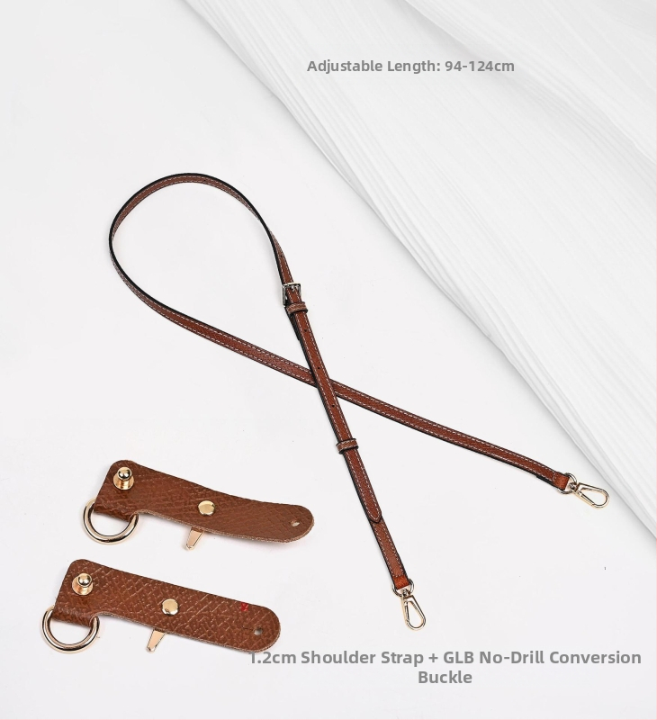 Miss qin PU odos pečių dirželis maišams — be gręžimo, atsparus dėvėjimui, miesto minimalistinis stilius