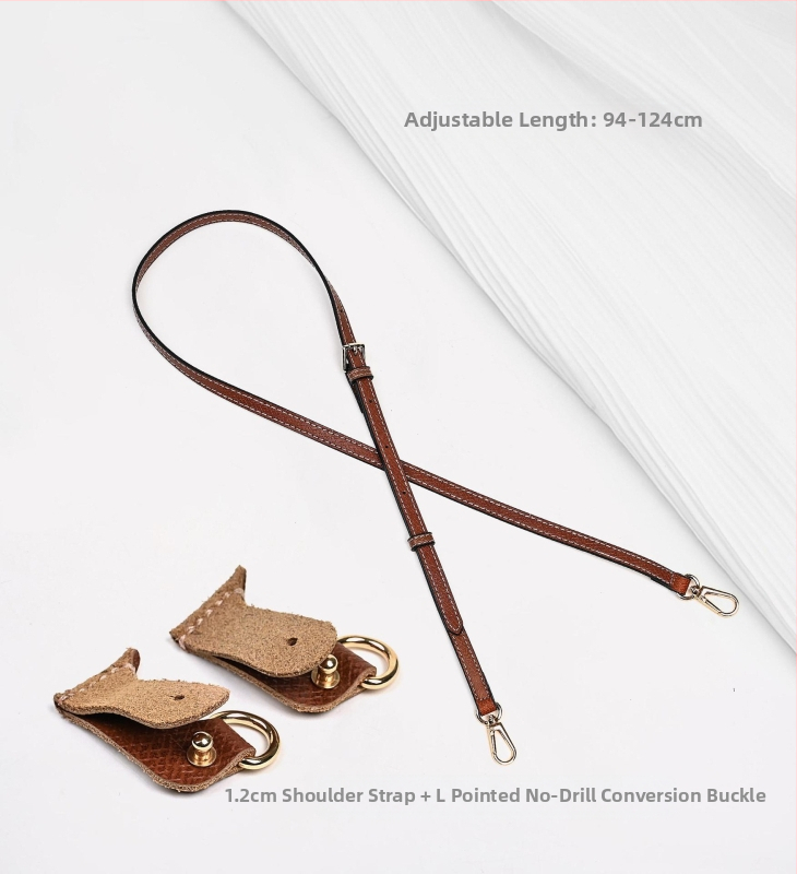 Miss qin PU odos pečių dirželis maišams — be gręžimo, atsparus dėvėjimui, miesto minimalistinis stilius