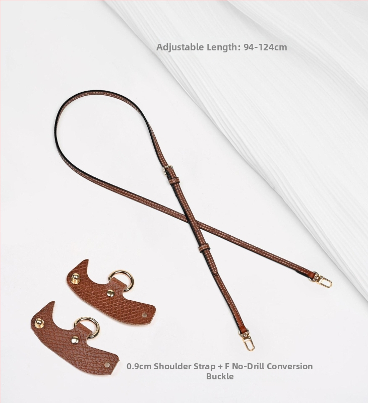 Miss qin PU odos pečių dirželis maišams — be gręžimo, atsparus dėvėjimui, miesto minimalistinis stilius