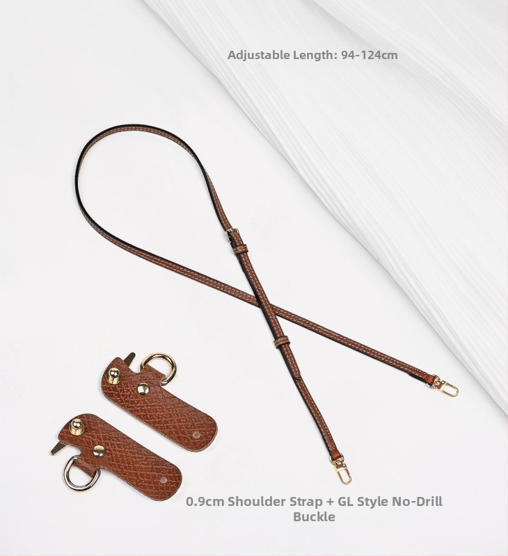 Miss qin PU odos pečių dirželis maišams — be gręžimo, atsparus dėvėjimui, miesto minimalistinis stilius