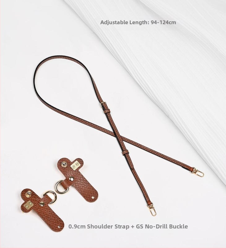 Miss qin PU odos pečių dirželis maišams — be gręžimo, atsparus dėvėjimui, miesto minimalistinis stilius