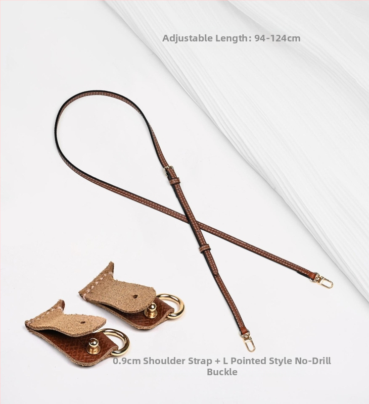 Miss qin PU odos pečių dirželis maišams — be gręžimo, atsparus dėvėjimui, miesto minimalistinis stilius