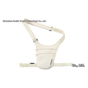 Weilao Τσαντάκι μέσης για ταξίδια με θήκη διαβατηρίου και προστασία από κλοπή, Ultra-light πολυεστέρας, επεκτειόμενη, unisex, κατάλληλο για ποδηλασία