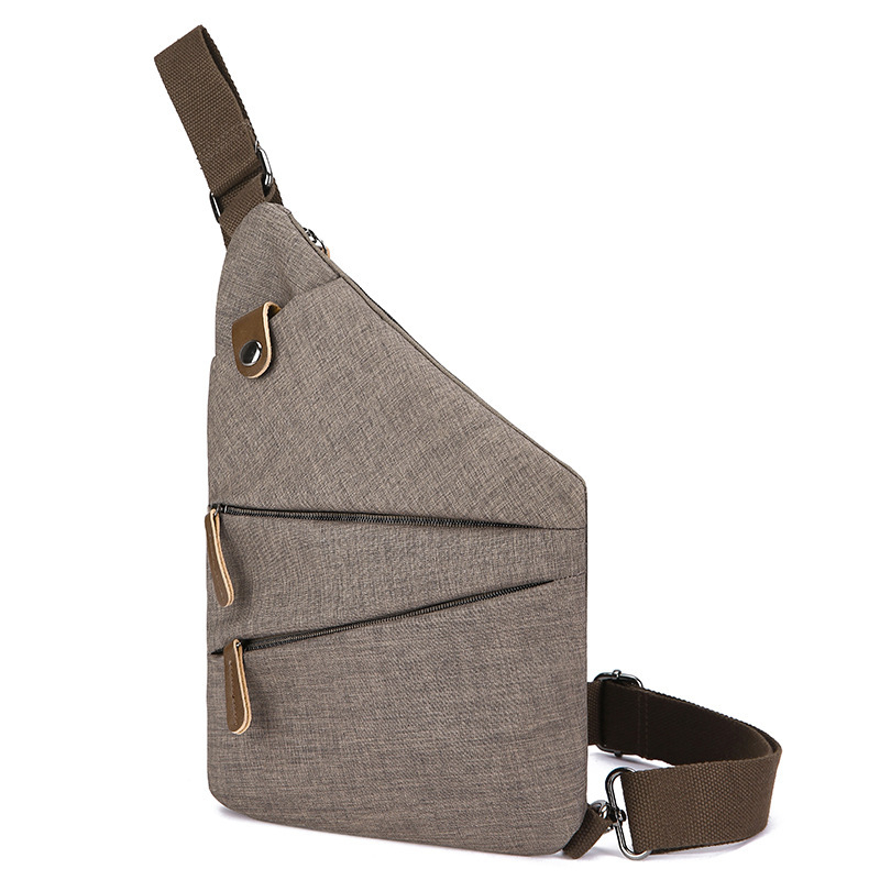 Férfi mellkas táska, vízlepergető anyag, ultrakönnyű, állítható vállpánt, virágos mintázat, poliészter