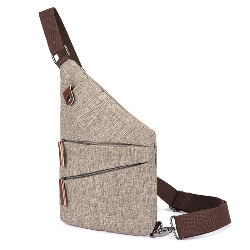 Férfi mellkas táska, vízlepergető anyag, ultrakönnyű, állítható vállpánt, virágos mintázat, poliészter