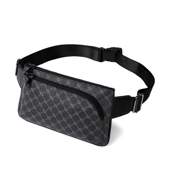 Мъжка чанта през кръст PU кожа, подплата PVC, марка Puti Kangaroo, пролет 2018