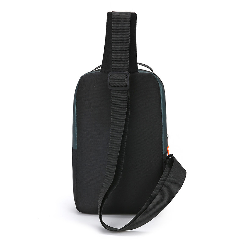 Férfi mellkas táska, utcai stílus, Oxford anyag, lélegző, vízálló, ultra-könnyű, lopás elleni védelem, TOTAI