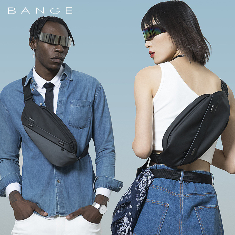 Geantă de piept pentru bărbați – impermeabilă, material Oxford, model BG-7295, marcă Class Song (Bags)