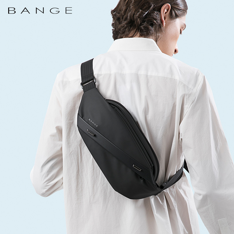 Geantă de piept pentru bărbați – impermeabilă, material Oxford, model BG-7295, marcă Class Song (Bags)