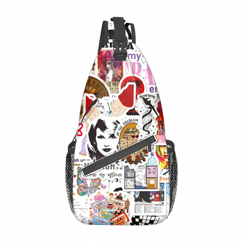 Чанта през рамо: аниме дизайн, полиестерен материал, дишаща, водоустойчива, ултралека, унисекс, за ученици от средно училище нагоре