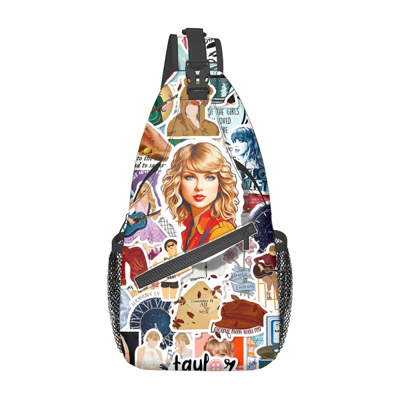 Чанта през рамо: аниме дизайн, полиестерен материал, дишаща, водоустойчива, ултралека, унисекс, за ученици от средно училище нагоре