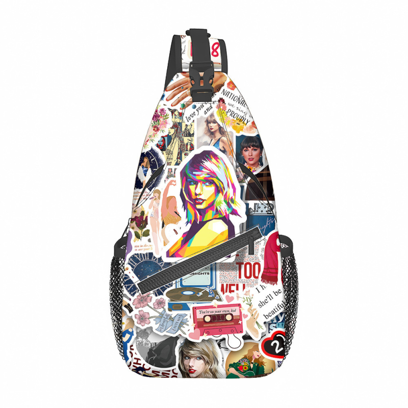 Чанта през рамо: аниме дизайн, полиестерен материал, дишаща, водоустойчива, ултралека, унисекс, за ученици от средно училище нагоре