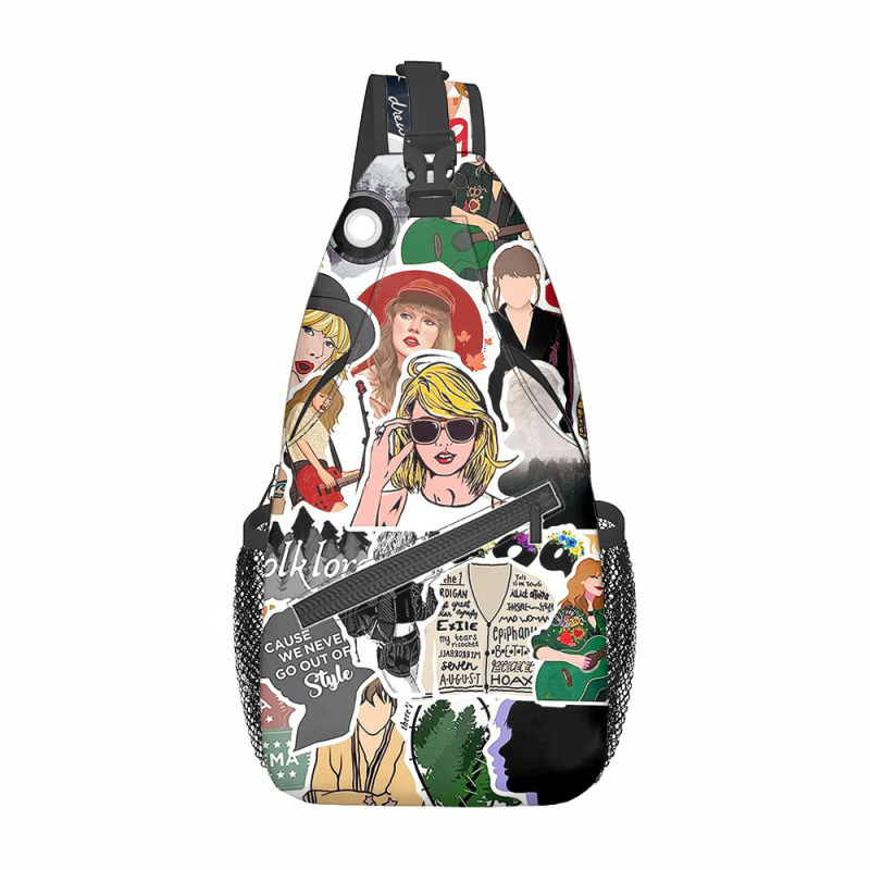 Чанта през рамо: аниме дизайн, полиестерен материал, дишаща, водоустойчива, ултралека, унисекс, за ученици от средно училище нагоре