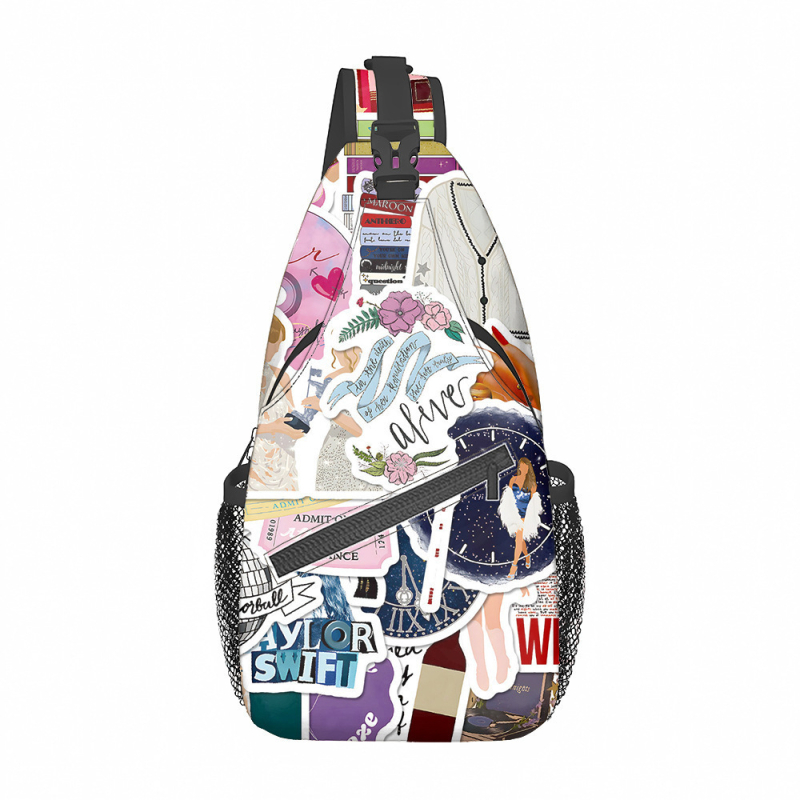 Чанта през рамо: аниме дизайн, полиестерен материал, дишаща, водоустойчива, ултралека, унисекс, за ученици от средно училище нагоре