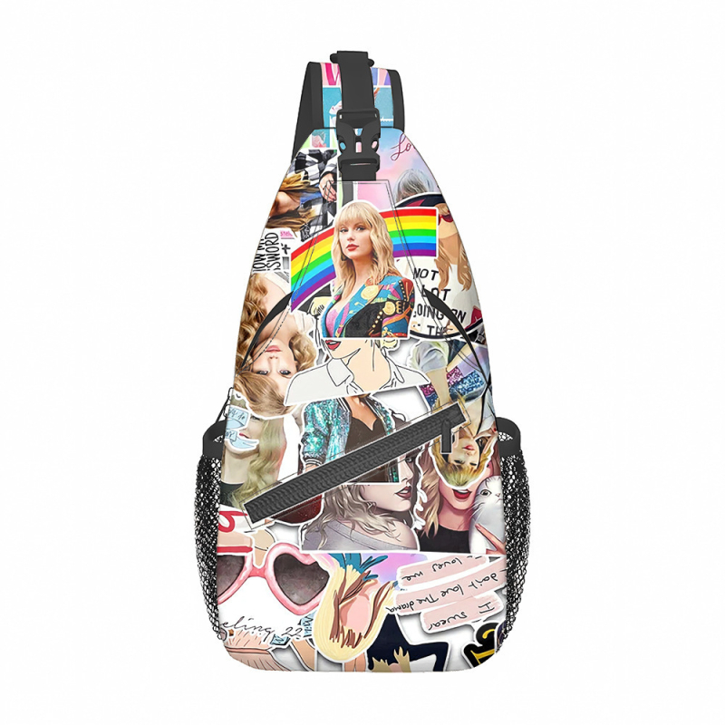 Чанта през рамо: аниме дизайн, полиестерен материал, дишаща, водоустойчива, ултралека, унисекс, за ученици от средно училище нагоре