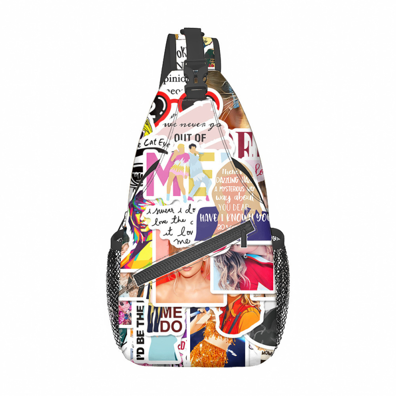 Чанта през рамо: аниме дизайн, полиестерен материал, дишаща, водоустойчива, ултралека, унисекс, за ученици от средно училище нагоре