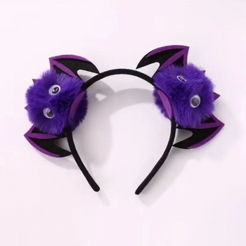 Kapa za glavu s kopčom Netopir-Pavuk, ručno izrađena od perja, unisex, proljeće 2024