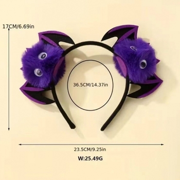 Κεφαλόδεσμος για Πάσχα με Κούμπωμα Νυχτερίδας-Αράχνης, Χειροποίητος από Φτερά, Για Unisex, Άνοιξη 2024