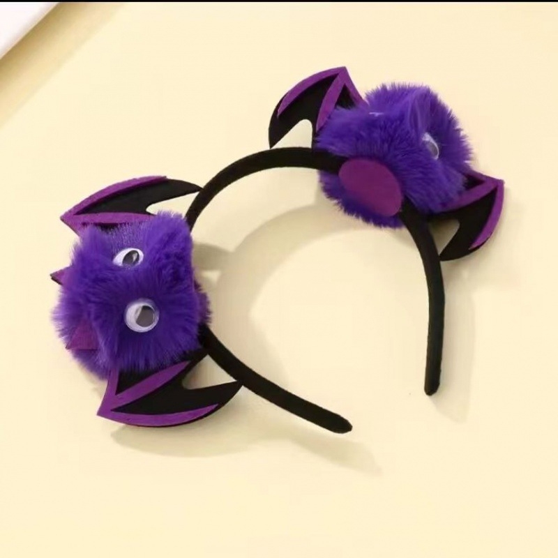 Kapa za glavu s kopčom Netopir-Pavuk, ručno izrađena od perja, unisex, proljeće 2024