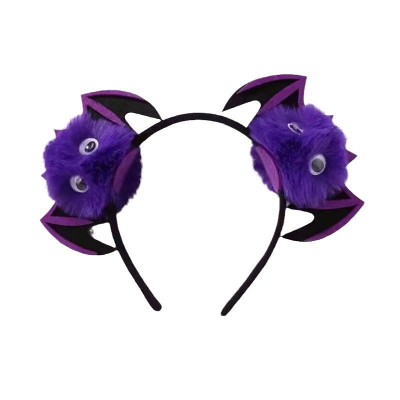 Kapa za glavu s kopčom Netopir-Pavuk, ručno izrađena od perja, unisex, proljeće 2024